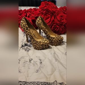 Platform Animal Print heels